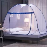 Zree moustiquaire de lit pop - up l200xw180xh150cm double / queen pliable fond maille bébé / adulte Zree moustiquaire de lit pop - up l200xw180xh150cm double / queen pliable fond maille bébé / adulte