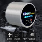 Fil de pche - non spcifi - 0. 6mm - 21. 5kg - fluorocarbone transparent - 120m