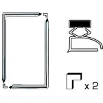 Kit 2 joints a semelle l 1300 x 700 mm