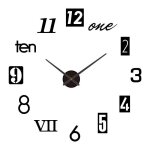 013 noir - 3d 51 pouces (130 cm) - horloge murale numérique avec autocollants 40cm design moderne décorati ... 013 noir - 3d 51 pouces (130 cm) - horloge murale numérique avec autocollants 40cm design moderne décorati ...