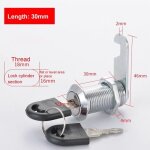 04 30mm serrure  came pour tiroir 4 tailles avec 2 cls pour bote aux lettres armoire  outils casier ...