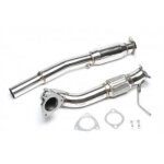 06au002 downpipe ( tube de descente) inox pour seat leon cupra r 1m de 1999 a 2006