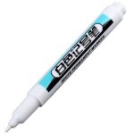 10mm - stylos de peinture blanc  tte longue marqueur de trou profond pour peinture de roche pierre ...