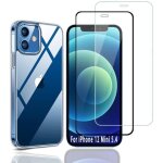 [1 + 2 pices] coque compatible avec iphone 12 mini avec 2 pices verre tremp cran protecteur 3d couverture ...