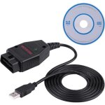 Scanner diagnostique - vag - k + can obd2 - 1. 4m - compatible vw audi skoda - abs m�tal