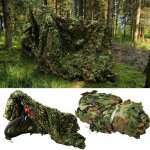 Filet de camouflage - sec - 1. 5 x 7m - oxford 150d - imperm�able - r�sistant � la moisissure