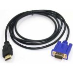 1. 8m cble adaptateur hdmi vers vga mle 15 broches 1080p 6ft