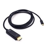 1. 8m usb type c vers hdmi c�ble adaptateur 4k 60hz pour t�l�phone / tablette / ordinateur portable vers ...