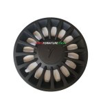 1 enjoliveur de roue 15 pouces logo y couleur noire pour ypsilon 2011>