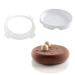 Moule  gteau - eclipse - silicone - 7. 1 pouces - antiadhsif - compatible conglateur et lave - vaisselle ...