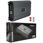 1 excalibur x4100. 4 amplificateur 4 canaux 2400 w max 4 x 300 w sous 2 ohms bass boost 0 / + 12 db spl ...