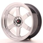 1 jante alu japan racing jr12 17x8 et35 5x112 - 120 hyper silver avec bague 731