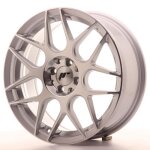 1 jante alu japan racing jr18 17x7 et40 5x100 - 114 silver mach avec bague 731