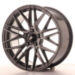1 jante alu japan racing jr28 18x85 et35 5x120 hyper black avec bague 726