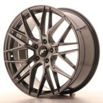 1 jante alu japan racing jr28 20x85 et30 5x120 hyper black avec bague 726