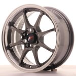 1 jante alu japan racing jr5 15x7 et35 4x100 gun metal avec bague 731