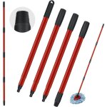 1 manche de balai rotatif de rechange compatible avec le balai � franges vileda spin turbo 4 sections ...