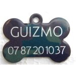 1 médaille gravée pour chien os camouflage personnalisation 1 médaille gravée pour chien os camouflage personnalisation