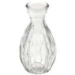 1 mini vase transparent en verre joy 6 x 11. 5 cm ref / 12427
