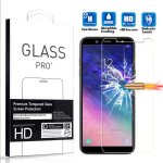 [1 pack] film de protection dcran verre tremp pour samsung galaxy a6 2018