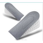 1 paire 3 couches5cm talonnette grandissante gel femme homme hauteur rglable semelle talonnette rehaussante(g ...