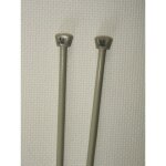 1 paire d aiguilles � tricoter taille 450 aluminium 40 cm de long