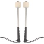 1 paire baguettes de grosse caisse avec tête en feutre de lainebaguette tambour de basse bâtonnets de ... 1 paire baguettes de grosse caisse avec tête en feutre de lainebaguette tambour de basse bâtonnets de ...