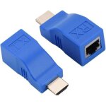 1 paire hdmi extender adaptateur rj45 amplificateur de signal transmetteur rcepteur 30 mtres
