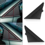 1 paire - plaque de garniture de rétroviseur triangulaire moulures de couverture pour fiat 500 2012 ~ ... 1 paire - plaque de garniture de rétroviseur triangulaire moulures de couverture pour fiat 500 2012 ~ ...