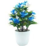 1 pc en pot fleur artificielle papillon orchide en pot intrieur et extrieur fausses plantes avec vase ...