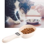 1 pice nourriture pour animaux de compagnie cuillre  mesurer chien chat alimentation cuillre bol ...