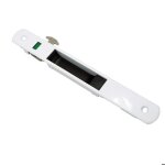 1 pi�ce serrure porte coulissante verrouillage � crochet simple acier inoxydable blanc pour portes et ...