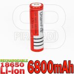 1 pile accu rechargeable 18650 3. 7v 6800mah li - ion batterie - qualite pro #6 1 pile accu rechargeable 18650 3. 7v 6800mah li - ion batterie - qualite pro #6