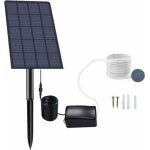 1 pompe � oxyg�ne solaire a�rateur daquarium �tang jardin pompe � air bassin ext�rieur avec panneau 5v ...