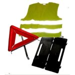 1 triangle de signalisation - 1 gilet de securite 1 triangle de signalisation - 1 gilet de securite