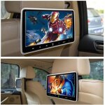 101 lcd �cran affichage lecteur dvd a suspendre suspendu d appuie - t�te + casque pour voiture auto