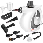 10 en 1 nettoyeur vapeur - 12 accessoires - aute temp�rature 115�c - capacit� du r�servoir 350?ml - blanc ...