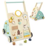 10 en 1 trotteur en bois pour b�b� centre dactivit�s montessori jouet d�veil multifonctionnel en bois ...