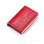 10 * 6. 5cm porte - cartes business id titulaire de la carte de crdit rouge