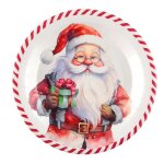 10 assiettes carton pre nol cadeau 22. 5cm blanc