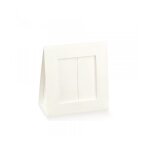 10 boites � drag�es cadre blanc 12 cm