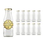 12 bouteilles en verre vides de 500 ml - bouteilles en verre pour jus lait barbecue sauces - idales ...
