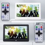 10  cadre photo num�rique lecteur vid�o musique 1024x600 avec t�l�commande (blanc) - surenhap