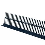 10 closoirs ? polypropyl�ne 8x100 cm noir - pare moineau - ral 9005