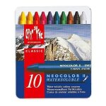 Crayons pastels - noname - 10 crayons - cire soluble dans leau - multicolore - mixte