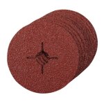 Disques fibres abrasifs corindon �125 x 22 mm - lot de 10 - choisissezici : grain 40