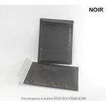 Enveloppes � bulles - enveloppebulle - lot de 10 - noir - format 180x260 mm - fermeture autocollante