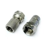 Fiches f  visser - non spcifi - 10 pices - raccordement dcodeur tnt - cble coaxial - tte lnb