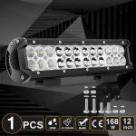 10 inch 168w phare de travail longue portee led phare led moto phare de travail voiture barre led voiture ...