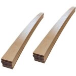 10 lattes - 680x48x8 mm - lit 140 - pour sommier / bz / clic clac